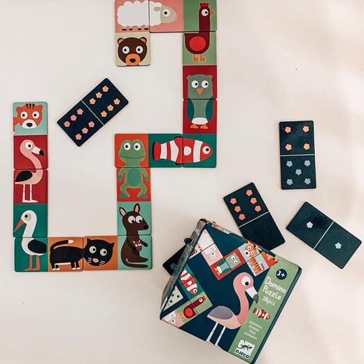 djeco宝宝大块简易幼儿启蒙配对拼图2片入门级1-2岁儿童益智纸质 商品图2