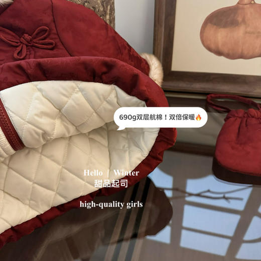 【温暖舒适❗️亲肤柔软】2025棉服棉衣新款小童加厚国风儿童洋气保暖宝宝拜年冬季外套冬装。jc 商品图3