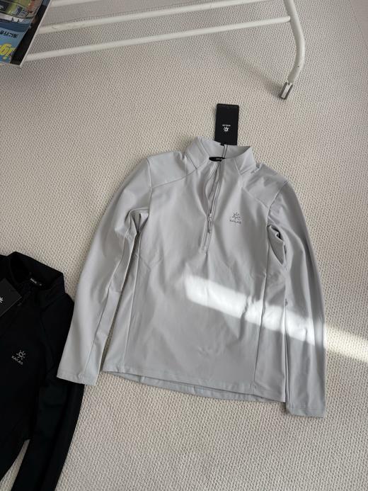 凯乐石吸湿速干保暖户外徒步运动男款立领半拉链抓绒衫 商品图2