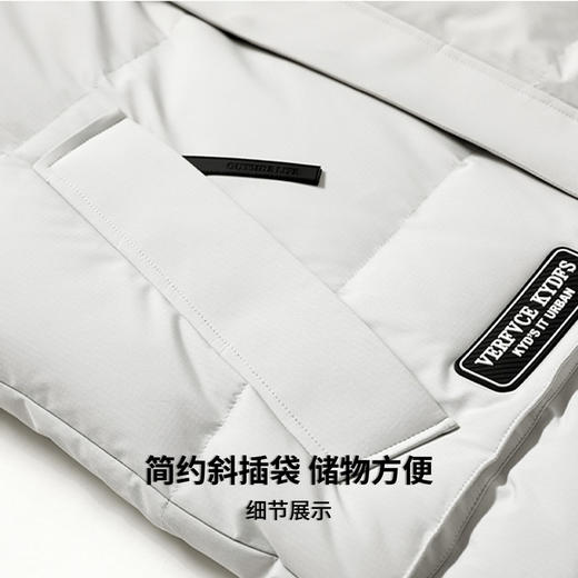 【抗菌&无异味&鸭绒】圣得西2025年冬季新款男士厚羽绒服保暖外套 商品图6
