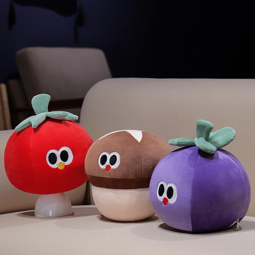 【品牌直发】加倍生活 大眼仔果蔬系列泡沫粒子变形u枕 商品图3