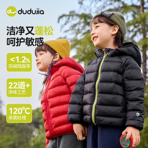 【六重锁绒工艺❗️甄选白鸭绒】嘟嘟家儿童轻薄羽绒服冬季新款男童外套。jc 商品图1