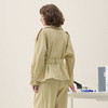 谜底短箱型风衣长袖2026年春季新品经典收束腰带外套女261ME0205 商品缩略图2