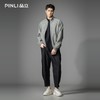 PINLI品立2026春季新款青年立领纯色亚麻梭织茄克外套上衣潮牌男GD262104008 商品缩略图1