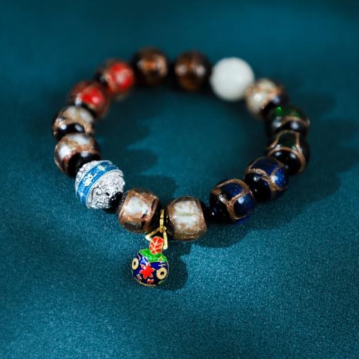 全国限量发行2000套【如意福宝手串】两颗花丝龙凤银珠均含925银，祥龙男款克重有2.8克；凤舞女款克重为2克 商品图8