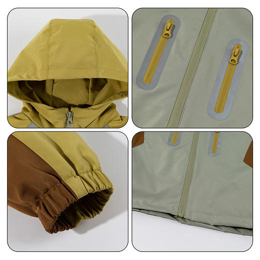 迪士尼（Disney）男童连帽外套潮流户外运动休闲防风拼色外套2026春季新款上衣ZD1FS027 商品图9