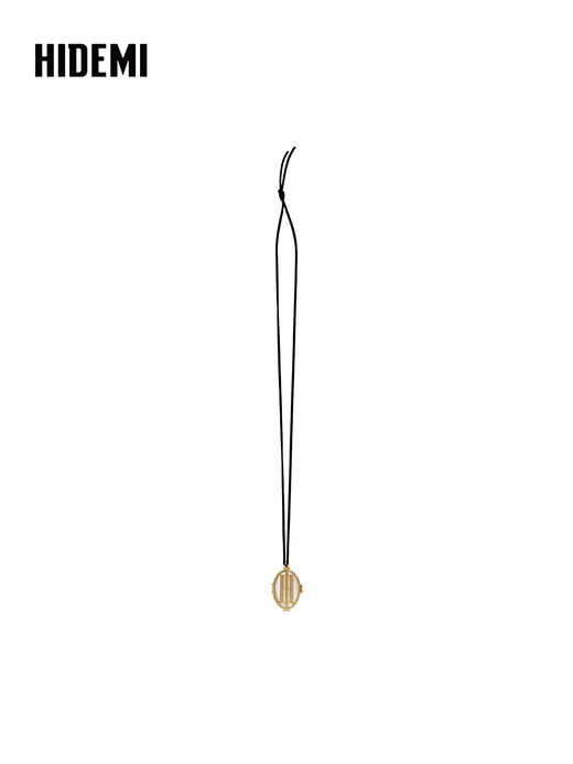 HIDEMI 大秀款限定logo系列镀金镂空镜子项链长项链 商品图11