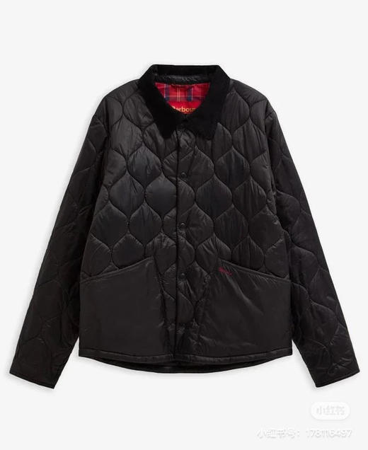 【秒杀价已调 直接拍】Barbour 限定款 巴恩 男女同款 红黑撞色棉衣  过年 开启喜运模式 商品图5