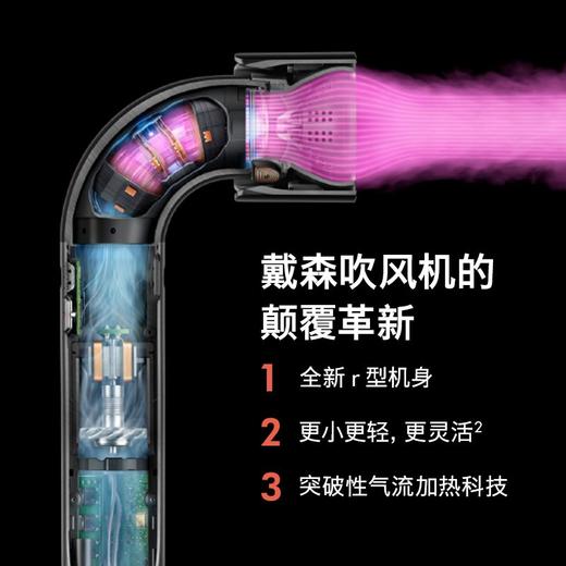 Dyson supersonic r 戴森精准造型吹风机专业版 湛蓝紫色 HD18 商品图3