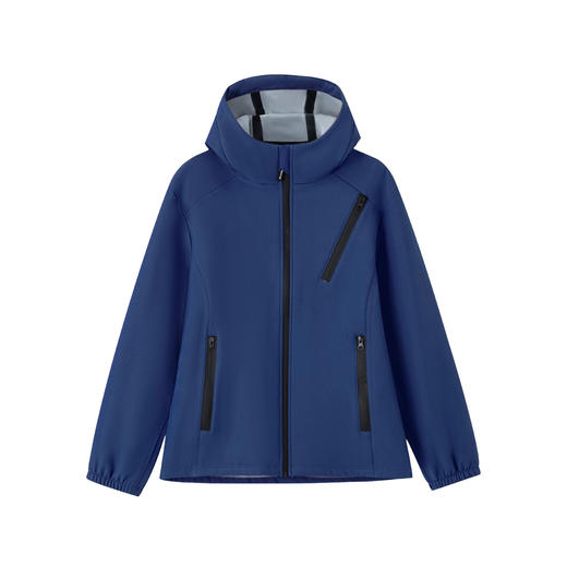 【男女同款冬季户外冲锋衣】休闲聚热保暖外套全效防污防水软壳衣 商品图7