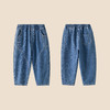 棉花堂春款潮酷分割百搭牛仔童装裤-FD61105 商品缩略图5