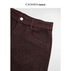 凯喜雅  暗红紫加绒直筒裤 商品缩略图3