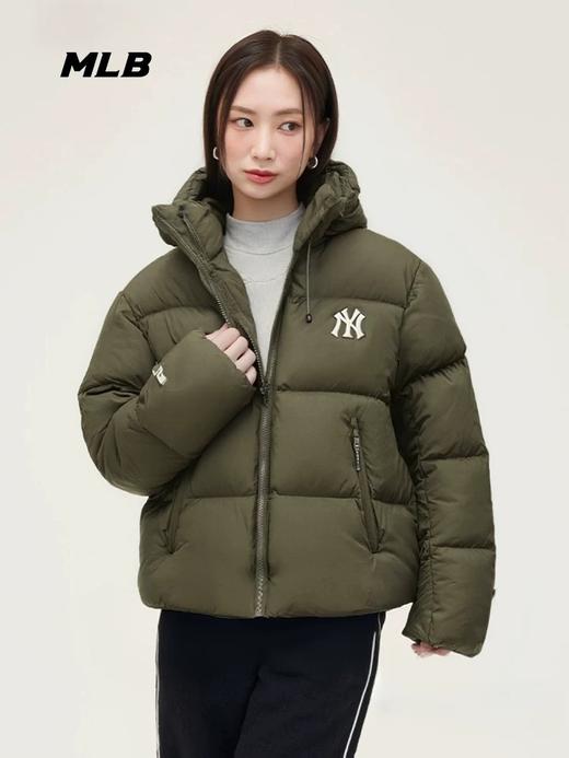 MLB张凌赫同款男女百搭氛围感连帽鹅绒羽绒服 商品图0