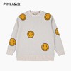 PINLI品立2025秋季新款男士宽松笑脸提花圆领套头针织衫毛衣上衣GD253110198 商品缩略图5