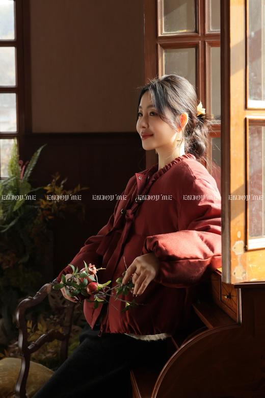 【门店同款】ENJOY冬季“烟火漫春”幸运珠短款羽绒服 168996059 商品图6