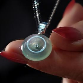 18K 金翡翠平安扣（年货节特价）