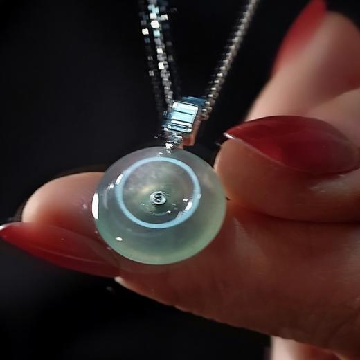 18K 金翡翠平安扣（年货节特价） 商品图0