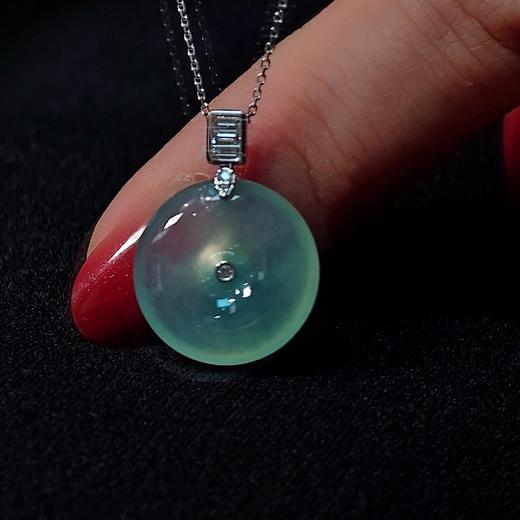 18K 金翡翠平安扣（年货节特价） 商品图2