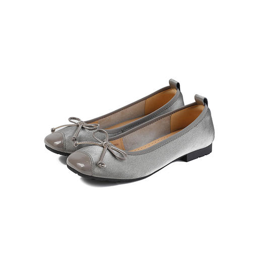 【上新】伊伴2026春季平底舒适芭蕾舞鞋法式优雅舒软便鞋B26118225 商品图5