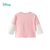 迪士尼（Disney）童装女童长袖T恤甜美运动休闲撞色7A抗菌假两件2026春季新款上衣ZD1FS009 商品缩略图8