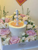 许愿池粉色鲜花蛋糕 商品缩略图0