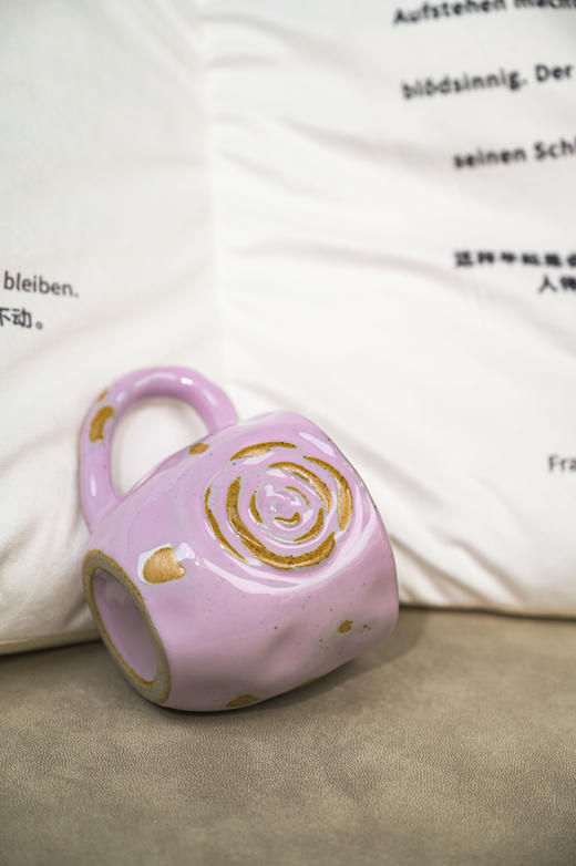 达洛维夫人紫色蔷薇手作陶瓷杯【新品上市】 商品图2