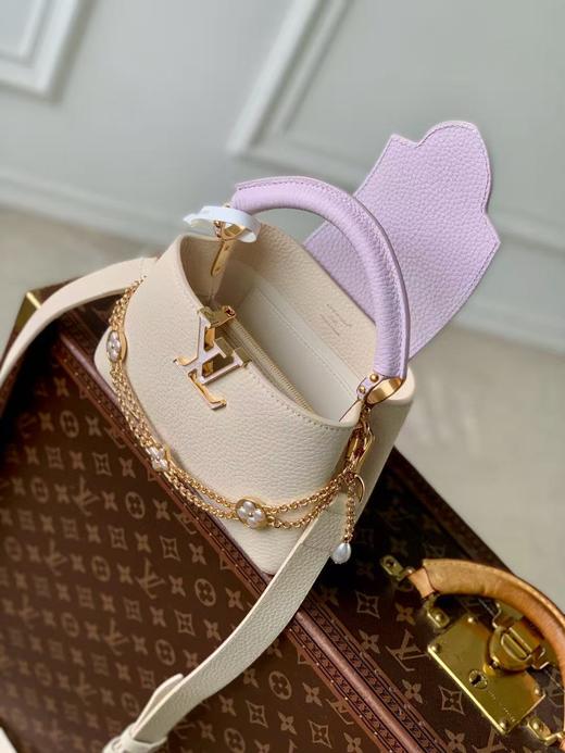 驴家 Capucines 迷你 手袋 M25862米白配浅紫迷你（JPH） 商品图4