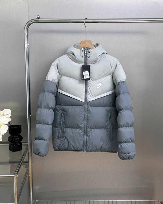 奈克风行者羽绒棉服  连帽保暖跑步训练短款运动休闲夹克羽绒棉服，男女同款 商品图2