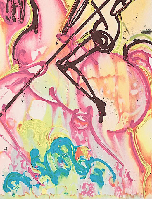 独角鹿西洋古董1983年代法国Armand & Georges Israel出版西班牙超现实主义大师萨尔瓦多·达利图版签名创作限量彩色石版画《圣乔治》 商品图5