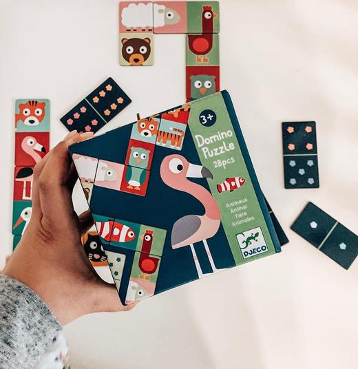 djeco宝宝大块简易幼儿启蒙配对拼图2片入门级1-2岁儿童益智纸质 商品图8