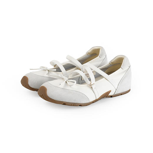 【上新】伊伴2026春季少女风芭蕾风甜美运动芭蕾舞鞋休闲玛丽珍B26125859 商品图5