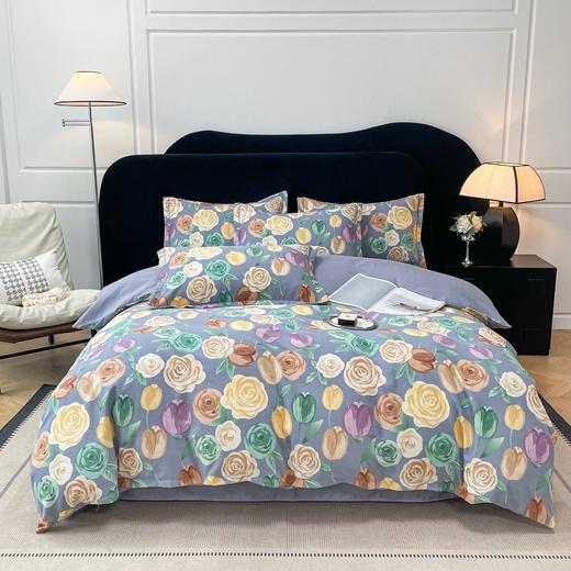 新疆棉生态火山磨毛四件套高端礼盒 A类母婴品质 高精陶瓷磨毛工艺 云朵的肤感 吸湿透气保暖性好 商品图2