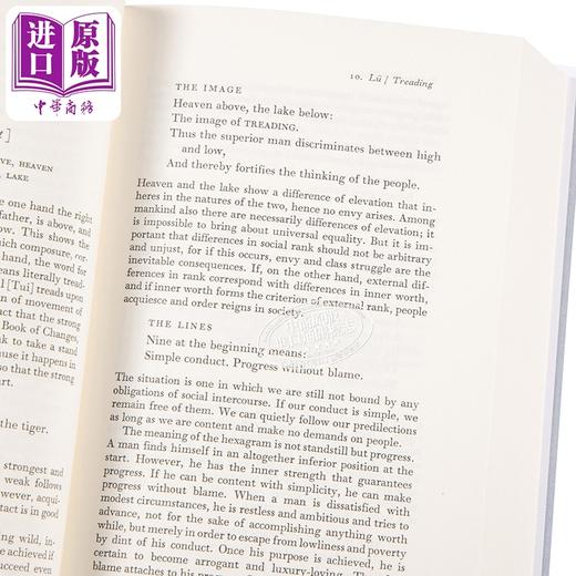 【中商原版】易经 卫礼贤译本 英文原版 The I Ching Book of Changes 中国文化经典译本 英语原版 Richard Wilhelm 商品图3