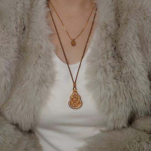 一店k （年度随便买 不心疼系列上新！）被追问800次的沙金首饰！不是黄金买不起，而是沙金更有性价比！永远为金灿灿的饰品心动！小预算拿捏千金感！金店在售同款 沙金系列手镯项链饰品 商品图5