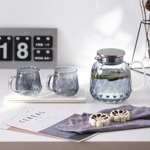 德世朗 龙鳞玻璃冷水壶套装 商品图5