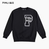 PINLI品立2025秋季新款男字母印花圆领宽松套头卫衣上衣青年潮牌BG253109019 商品缩略图5