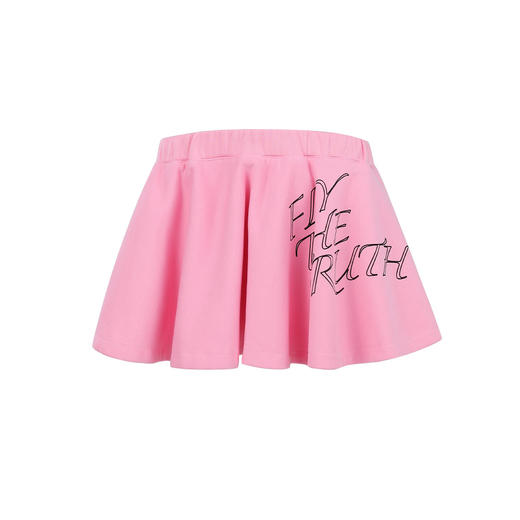 FTT FlyTheTruth 粉黛蔷薇 韩系百褶A字半身裙女秋季高腰显瘦短裙 商品图4