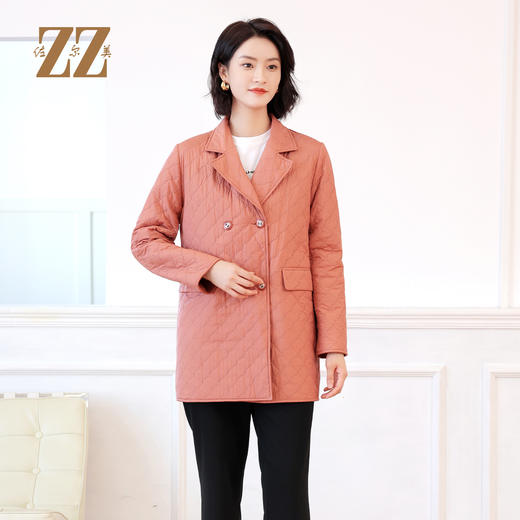 佐尔美秋冬新款 气质百搭双面穿毛呢大衣外套女E24ZZ32 商品图2