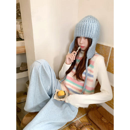 <曾小咸推荐>3.20现货秒杀 ！微信超特价！韩系撞色针织马甲 日常159.99 立减100 秒杀59.99！！ 商品图1