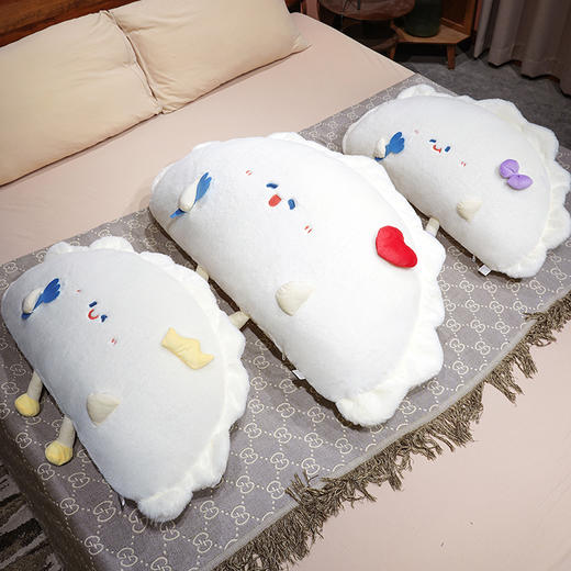 【品牌直发】加倍生活 兔毛饺子“饺”好运床头靠枕 商品图2