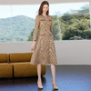 IWY/小香风卡其色粗花呢连衣裙女轻奢气质中长裙名媛千金风套裙Q1466-K 商品缩略图2