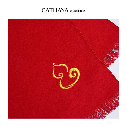 凯喜雅 绣花围巾 葫芦/柿子  商品图1