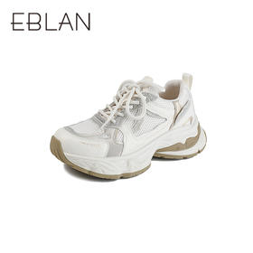 【上新】伊伴2026春季潮流时尚轻便增高老爹鞋B26109101