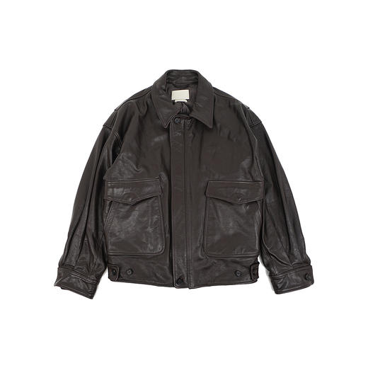 YOKE Leather Flight Jacket A-2牛皮军事飞行夹克 商品图4