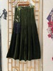 「断码清仓」精品新中式国风汉服元素V领上衣百褶长裙通勤两件套 L码  ZFYY299 商品缩略图8