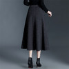 垂坠感亮片百褶大摆裙高腰A字伞裙冬款显瘦25877 商品缩略图2