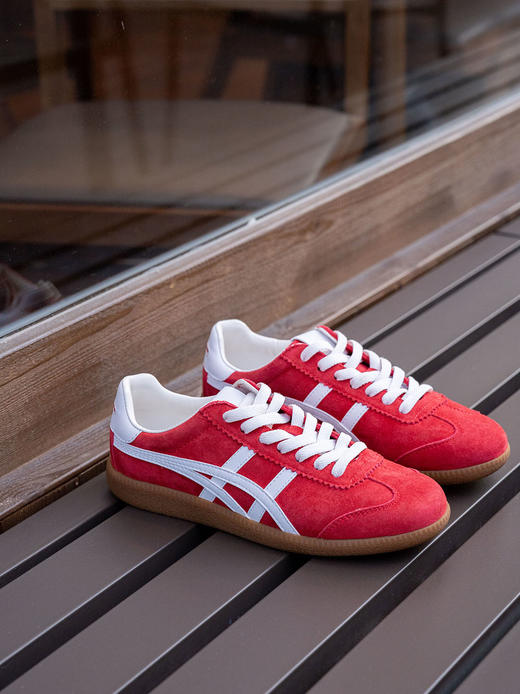 头层猪皮绒面复古德训鞋 橡胶大底 鞋垫头层牛皮  A-5691 商品图4