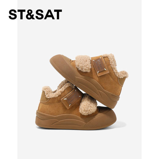 【童鞋】星期六包头防撞复古保暖男女童棉鞋SSD419DL2E 商品图2