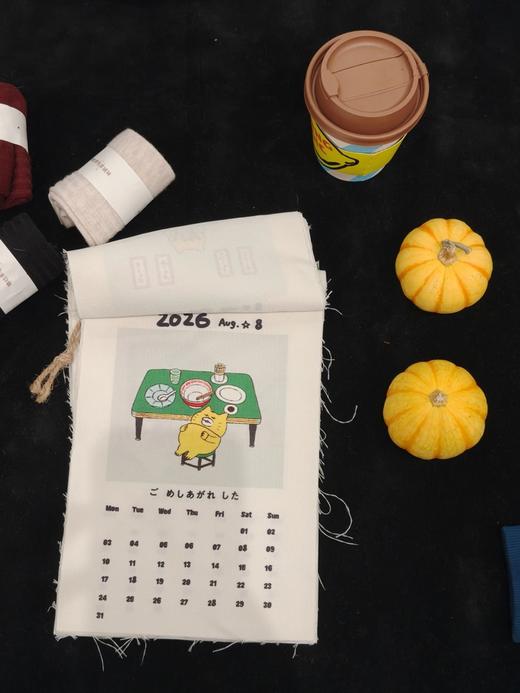 【Ndht布艺治愈系挂历】点亮你的2026年温馨时光~品牌直发 商品图3