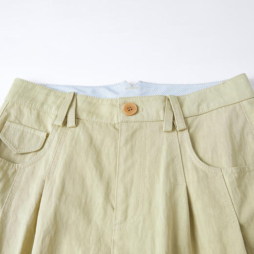 谜底阔腿裤长裤2026年春季新品挺括有型宽松百搭裤子女261MK0206 商品图3